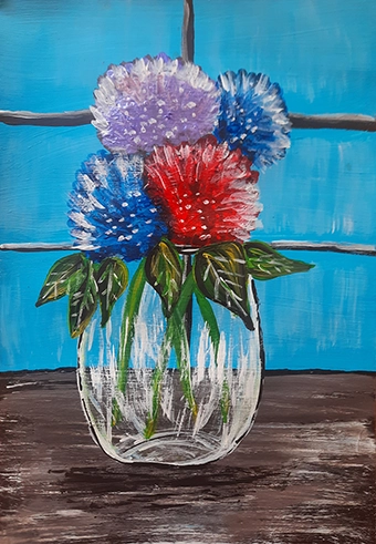 Flowers in the window II